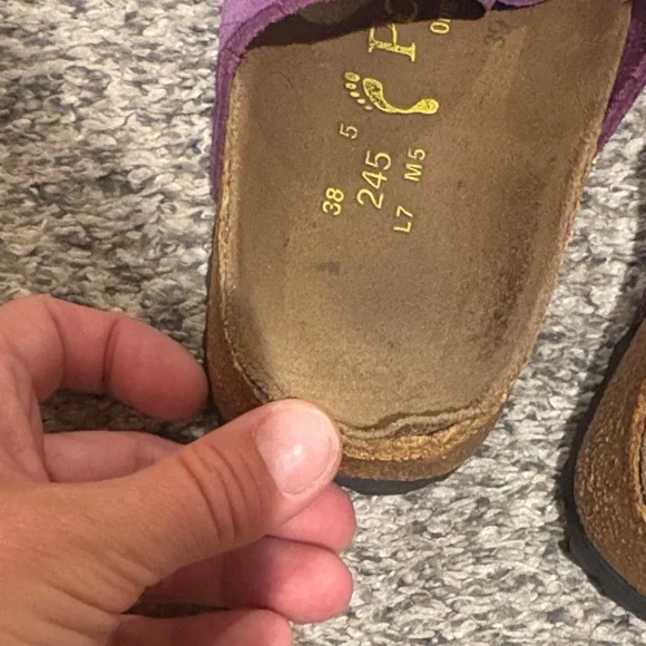 Birkenstock Purple Sandals with Buckles - Picture 6 of 8